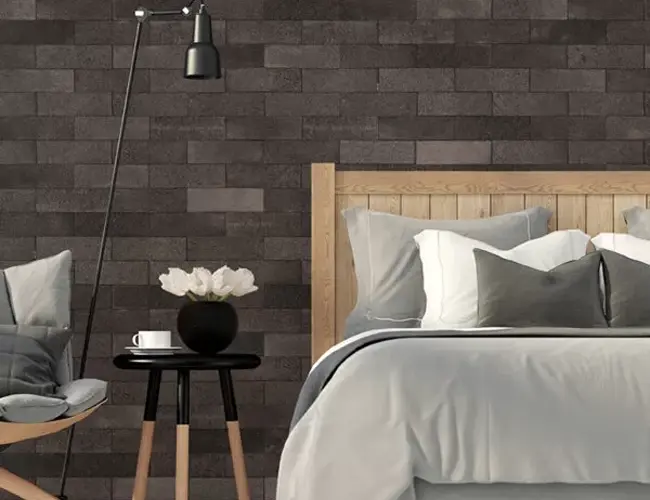 Pedra Hitam Tijolo Liso 23x7,3cm - Acabamento Perfeito
